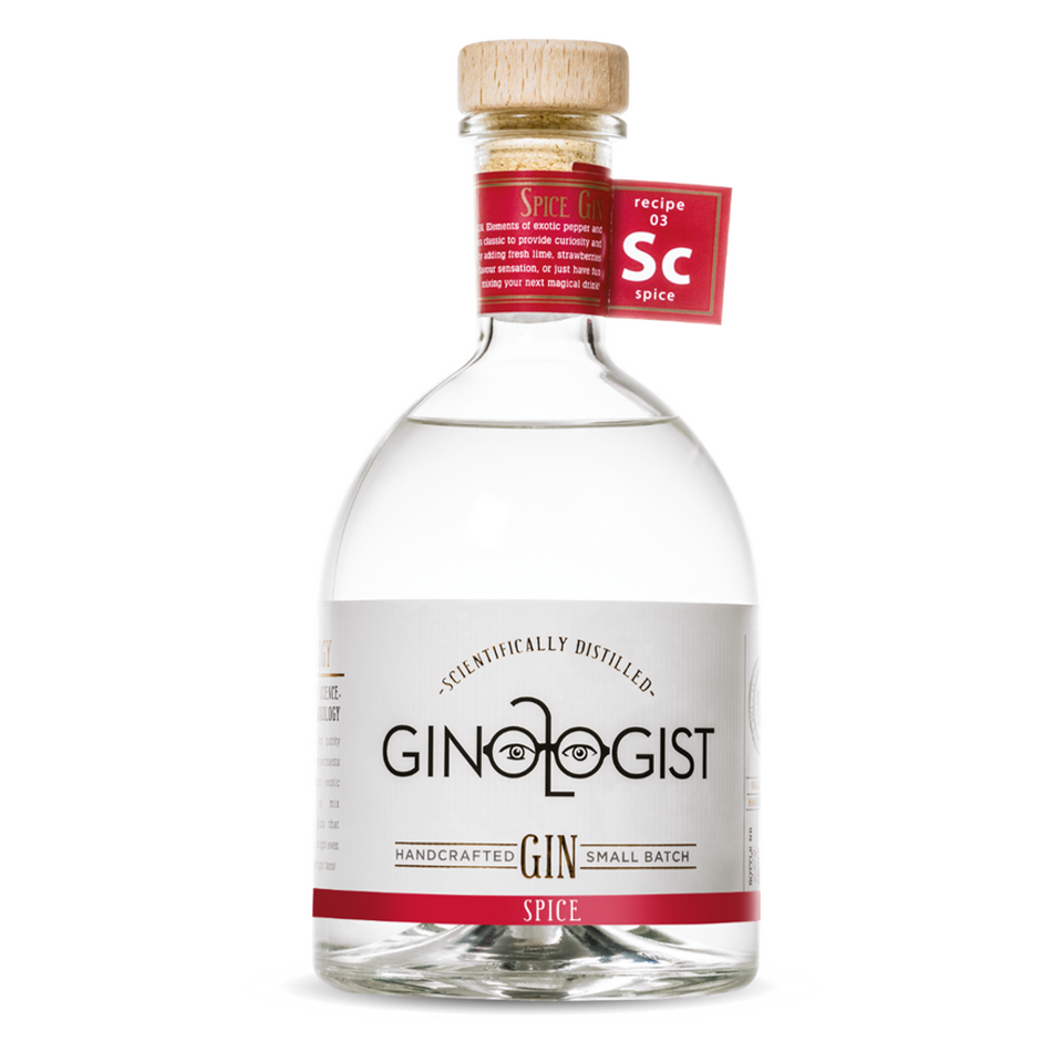Gift Pack Ginologist Spice Gin 40% 700ml, Cookbook, Secco Drink Infusion