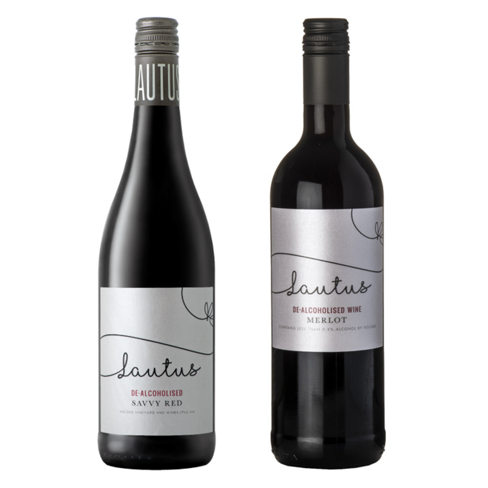Gift Pack Duo Non-Alcoholic Lautus Wines - Savvy Red & Merlot 750ml