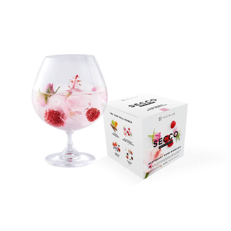 Secco Raspberry Rose Hibiscus Drink Infusion - 8 Sachets