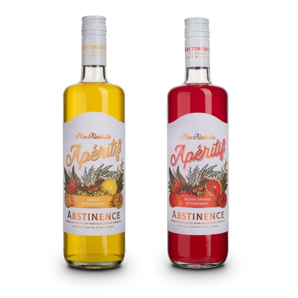 Gift Pack Duo Abstinence Blood Orange and Lemon 0% Aperitif 750ml