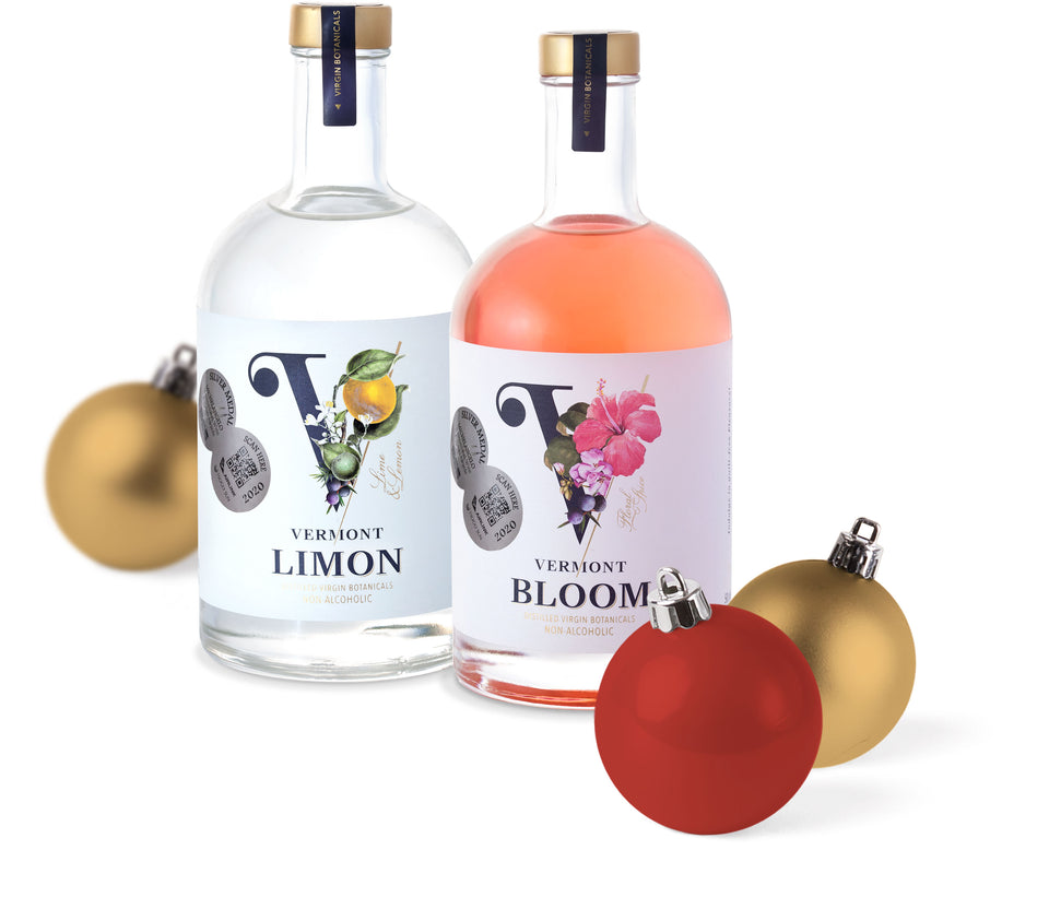 Vermont Vergin Duo Pack Bloom & Limon Non-Alcoholic Distilled Botanical Spirit 2x200ml